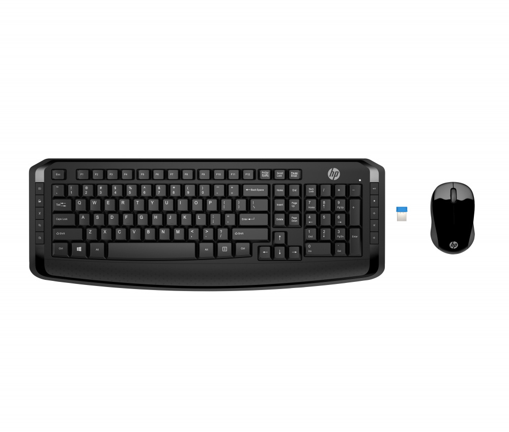 Kit de Teclado y Mouse HP 3ML04AA, Inalámbrico, RF Inalámbrico, Negro, Español 