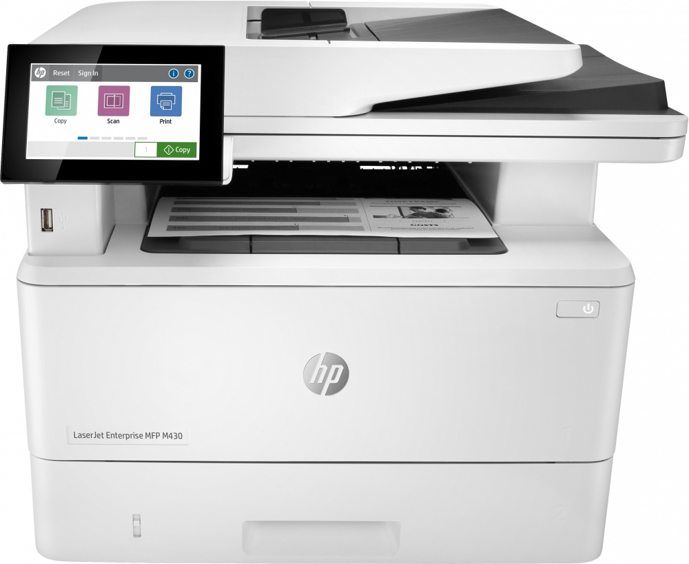 Multifuncional HP LaserJet Enterprise M430f, Blanco y Negro, Láser, Print/Scan/Copy/Fax ― ¡Compra y recibe $150 de saldo para tu siguiente pedido!