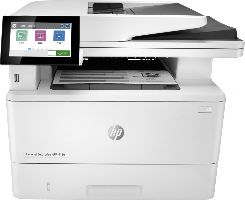 Multifuncional HP LaserJet Enterprise M430f, Blanco y Negro, Láser, Print/Scan/Copy/Fax 