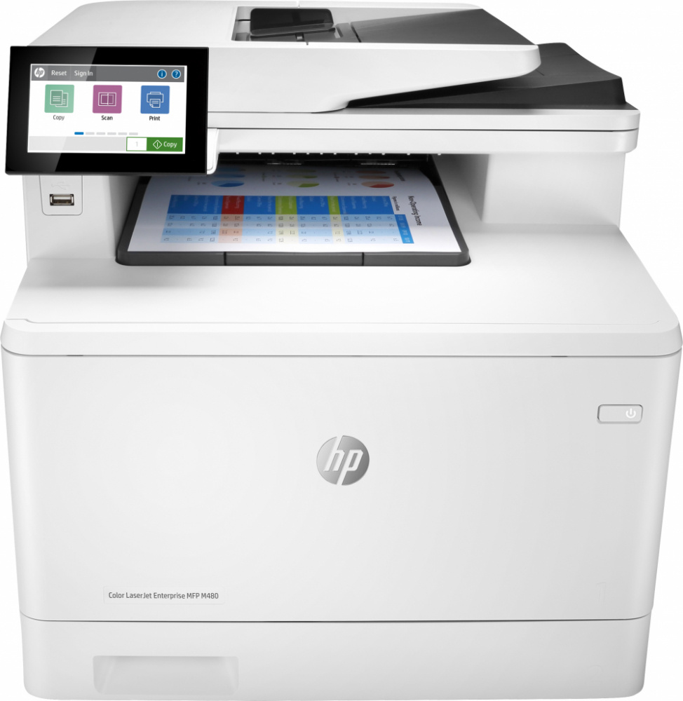 Multifuncional HP LaserJet Enterprise M480f, Color, Láser, Print/Scan/Copy/Fax 