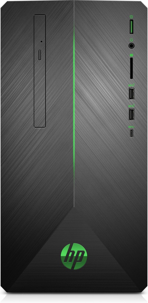 Computadora Gamer HP Pavilion 690-002la, AMD Ryzen 5 2400G 3.60GHz, 8GB, 1TB, NVIDIA GeForce GTX 1050 Ti, Windows 10 Home 64-bit ― incluye Monitor X0J60AA 24" Full HD