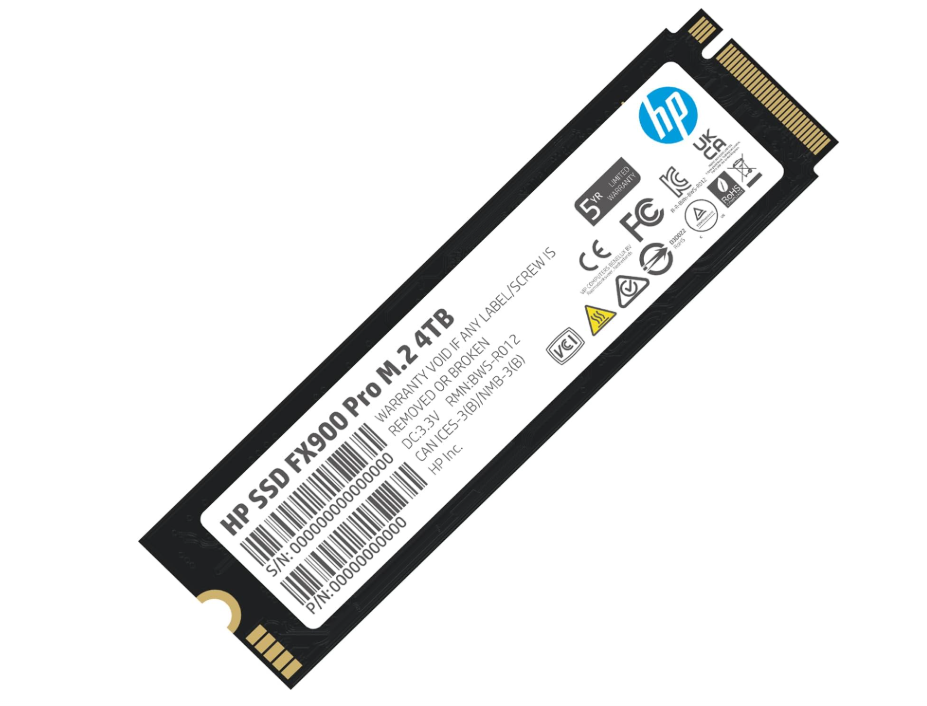 SSD HP FX900 NVMe, 4TB, M.2, 6300 MB/s Escritura, 7400 MB/s Lectura, PCI Express 4.0