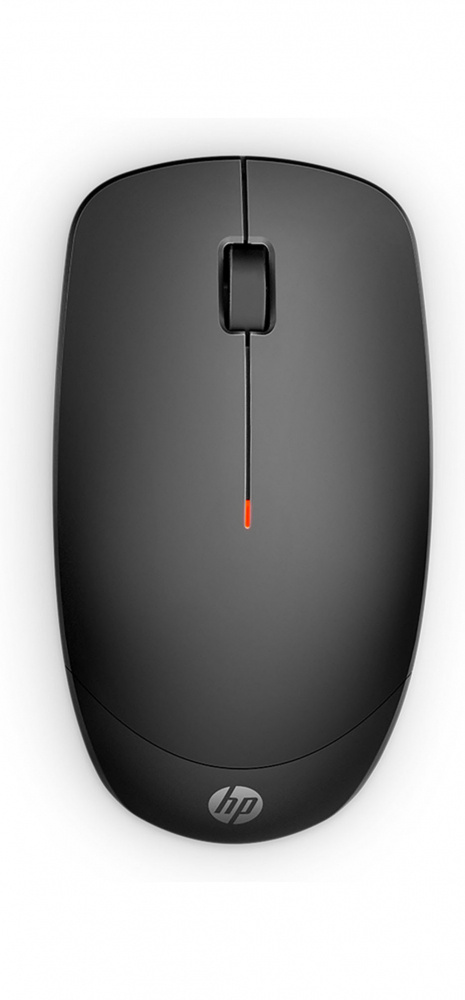 Mouse Ergonómico HP Óptico 235 Slim, Inalámbrico, USB-A, 1600DPI, Negro