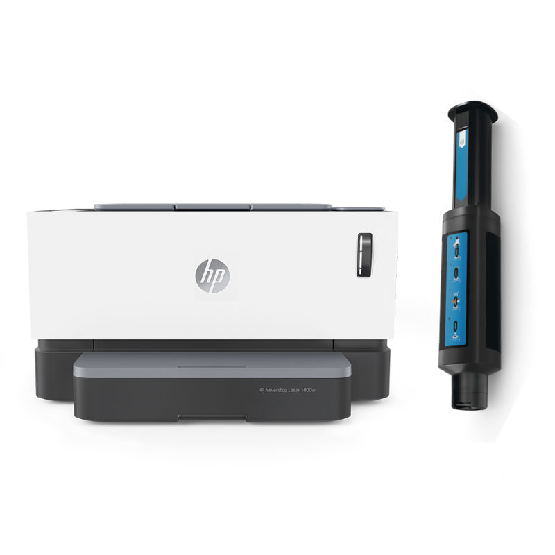 HP Neverstop Laser 1000w, Blanco y Negro, Láser, Inalámbrico, Print ― Incluye Tóner 103A