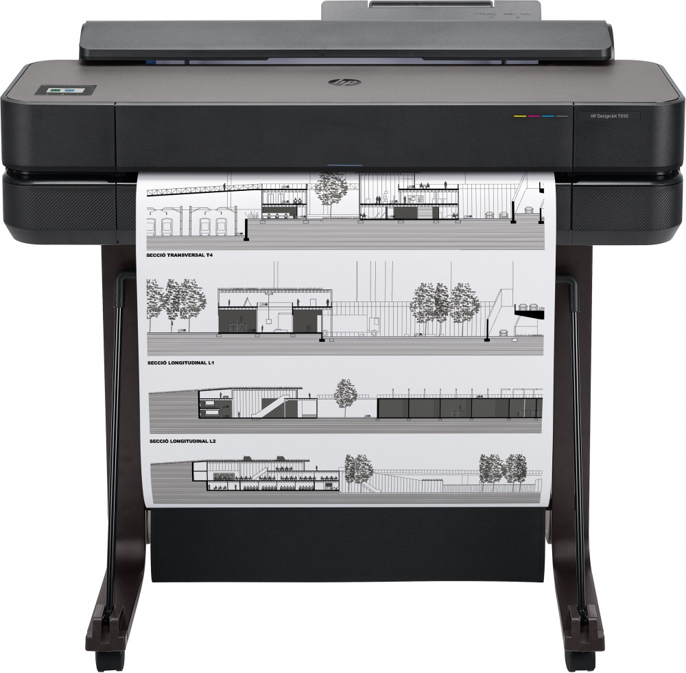 Plotter HP DesignJet T650 24", Color, Inyección, Print