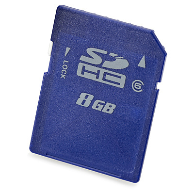 Memoria Flash HP, 8GB SDHC Enterprise Mainstream Clase 6, Azul