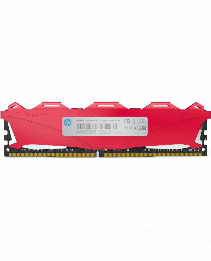 Memoria RAM HP V6 DDR4, 2666MHz, 8GB, CL18, XMP, Rojo 
