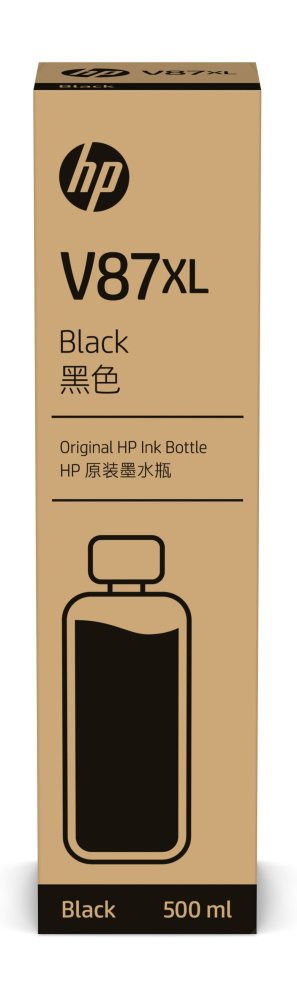 Tanque de Tinta HP 7FN98A Negro, 500ml,