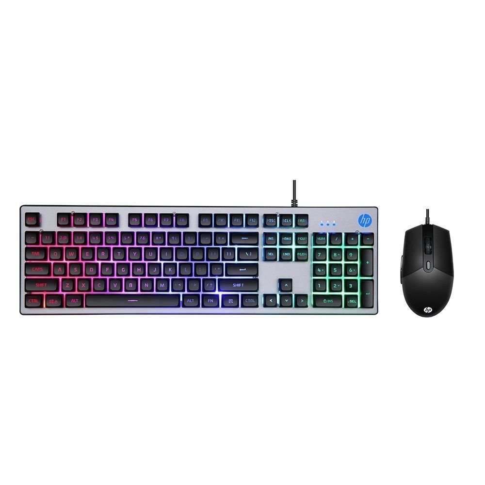 Teclado Gamer HP KM300F RGB, Alámbrico, Negro (Inglés)