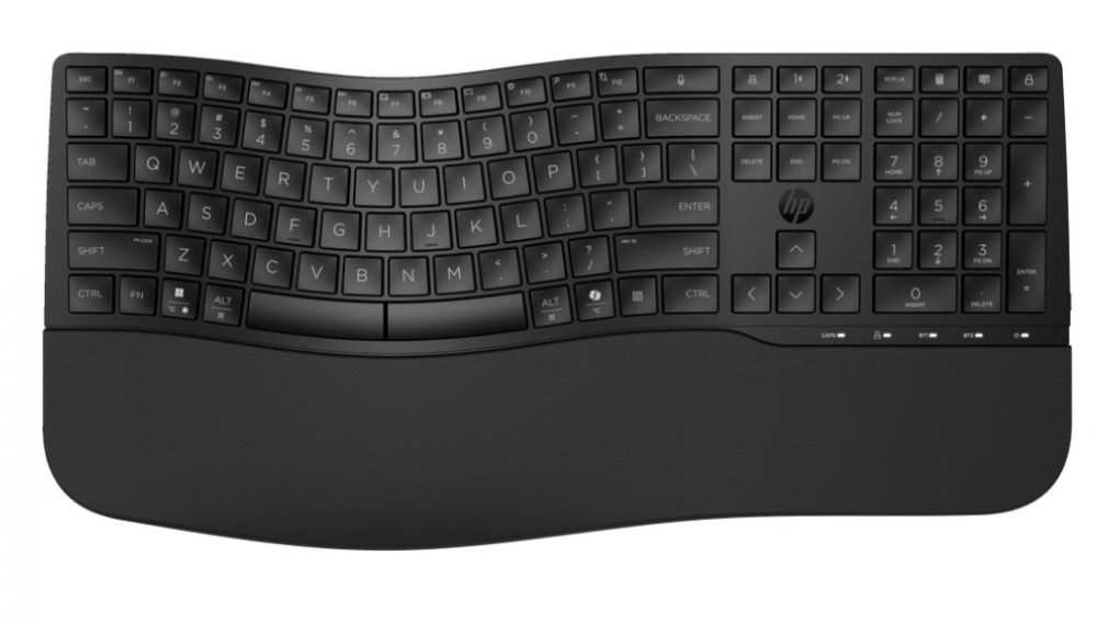 Teclado HP 685, Inalámbrico, USB/Bluetooth, Negro, Inglés
