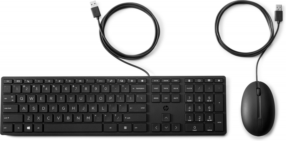 Kit de Teclado y Mouse HP 320MK, Alámbrico, USB, Negro (Español)