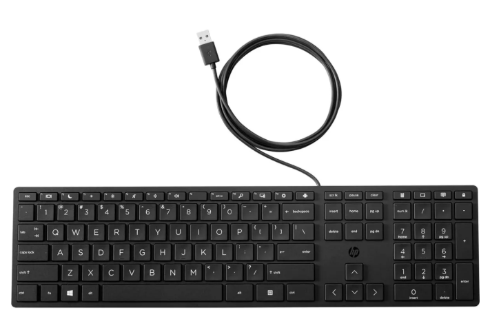 Teclado HP 320K, Alámbrico, USB, Negro, Español