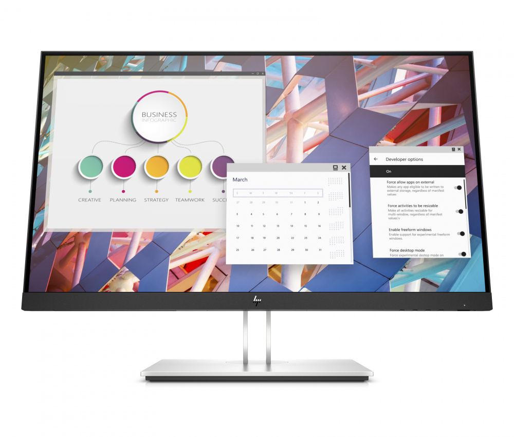Monitor HP EliteDisplay E24 G4 LED IPS 23.8", Full HD, HDMI, Negro/Plata