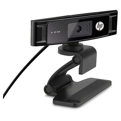 HP Webcam con Micrófono HD 3300, 1280 x 720 Pixeles, USB 2.0, Negro