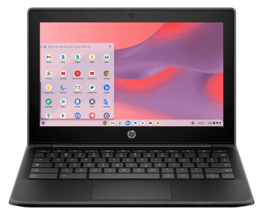 Laptop HP Fortis 11G10, 11.6" 1366x768 HD Táctil, Intel N100, 4GB, 32GB eMMC, ChromeOS, Inglés