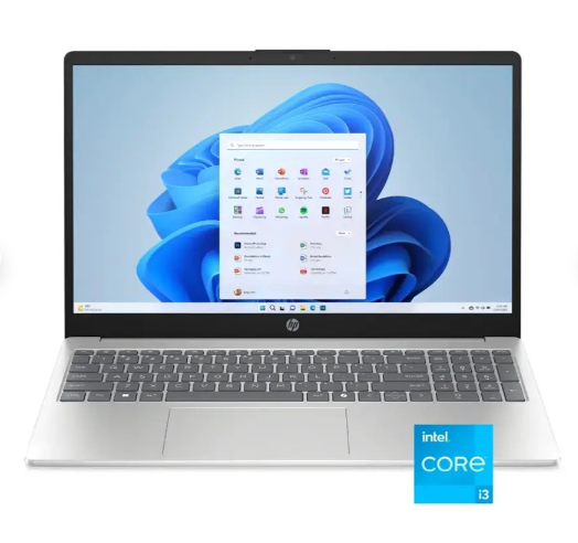 Laptop HP 15-FD0123DX, 15.6" 1366x768 HD, Intel Core i3-1315U, 8GB, 256GB SSD, Windows 11, Inglés