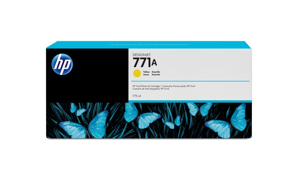 Cartucho HP 771A Amarillo Original 775ml