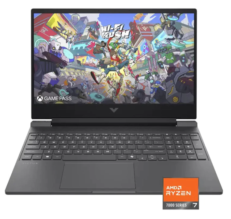 LAPTOP HP VICTUS 15-FB3093DX RYZEN7-7445HS 16GB SSD512GB NVIDIA GEFORCE RTX4050 6GB 15.6 SILVER W11H - Lenovo
