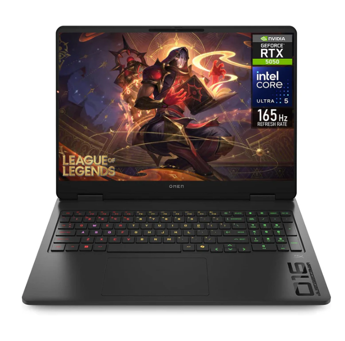 Laptop Gamer HP Omen Slim, 16" 1920x1200 WUXGA, Intel Core Ultra 5 225H, NVIDIA GeForce RTX 5050, 16GB, 1TB SSD, Windows 11 Home, Inglés