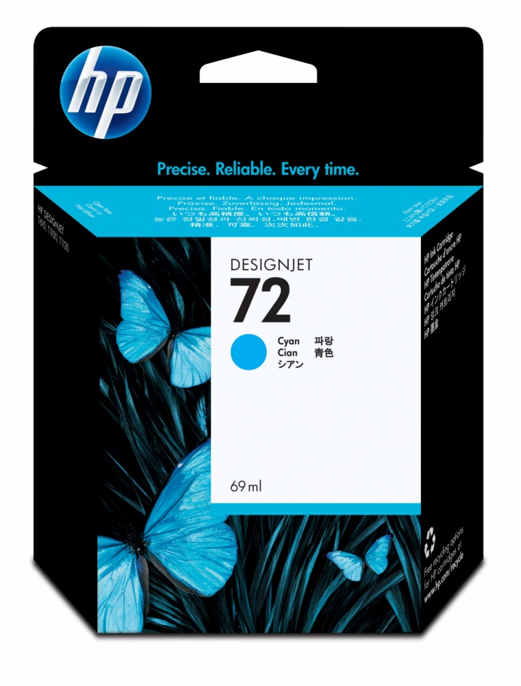 Cartucho HP 72 Cian Original 69ml