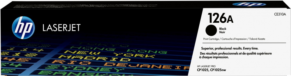 Tóner HP 126A Negro Negro, 1.200 Páginas 