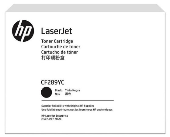Tóner Hewlett Packard (Cb) CF289YC Negro, 20.000 Páginas