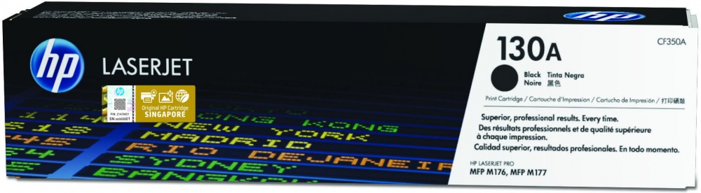 Tóner HP 130A Negro Negro, 1.300 Páginas 