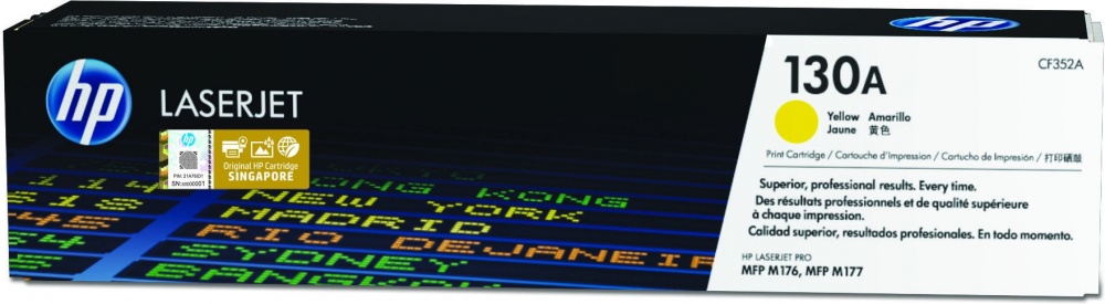 Tóner HP CF352A Amarillo, 1.000 Páginas 