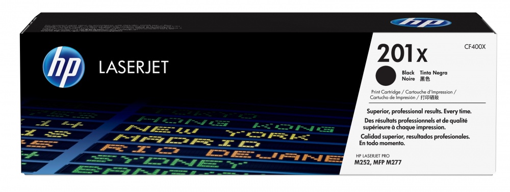 Tóner HP 201X Alto Rendimiento Negro, 2.800 Páginas 