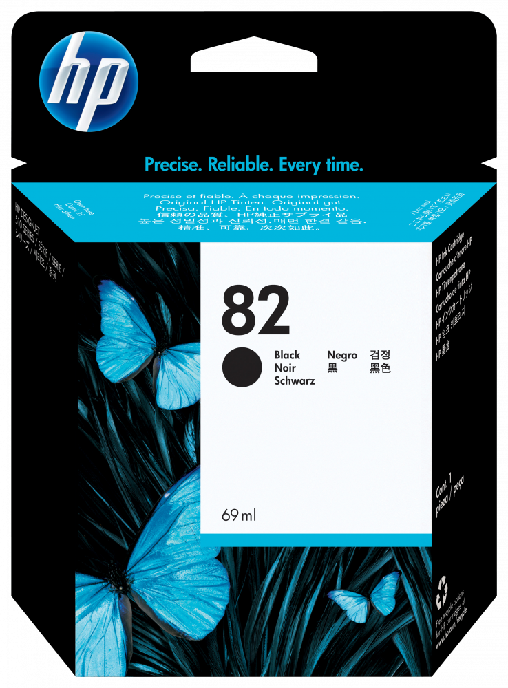Cartucho HP 82 Negro Original 69ml