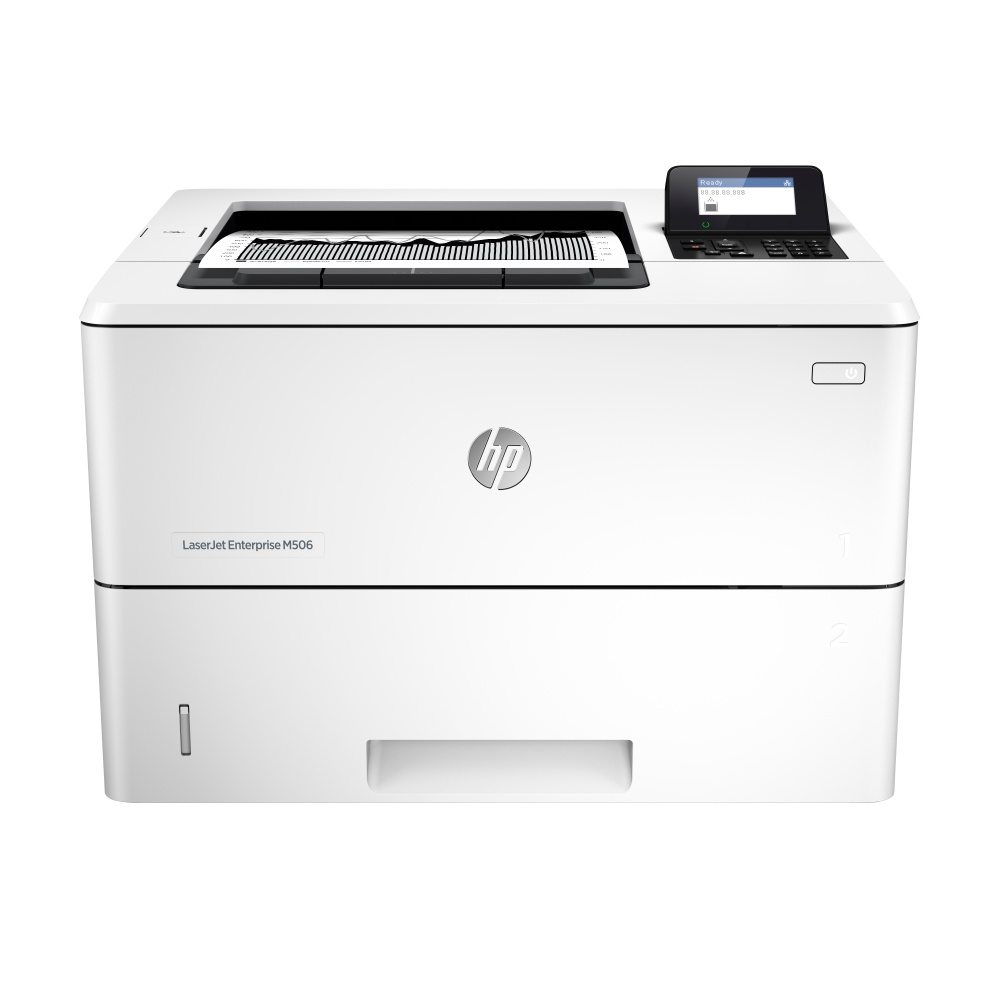 HP LaserJet Enterprise M506dn, Blanco y Negro, Láser, Print