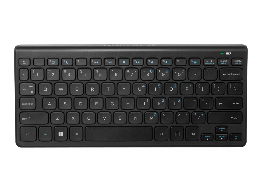 Teclado HP F3J73AA, Bluetooth, Negro (Inglés)