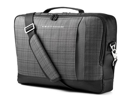 HP Maletín Slim Ultrabook Top Load para Laptop 15.6'', Negro/Gris