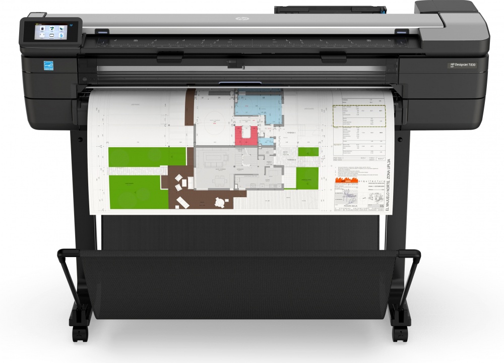 Plotter HP Designjet T830 36'', Color, Inyección, Wi-Fi, Print ― Requiere Care pack de Instalación UC744E por parte de la marca, consulta a servicio al cliente.