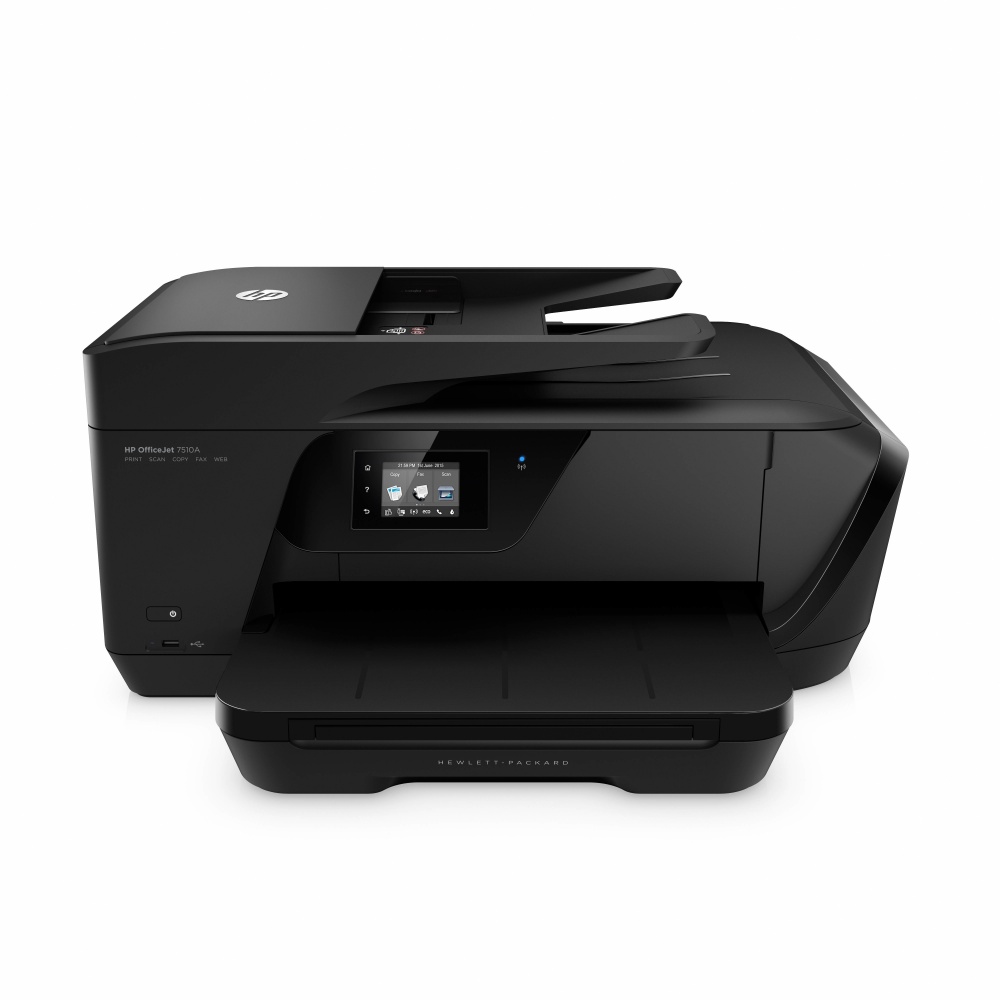 Multifuncional HP OfficeJet 7510 de Formato Ancho, Color, Inyección, Inalámbrico, Print/Scan/Copy/Fax