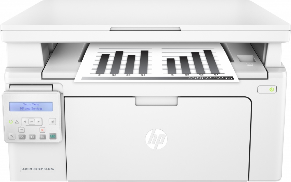 Multifuncional HP LaserJet Pro M130nw, Blanco y Negro, Láser, Print/Scan/Copy