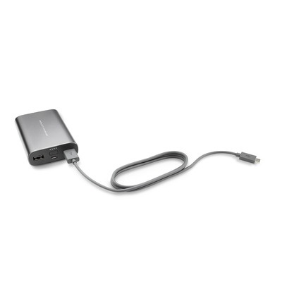 Cargador Portátil HP PowerPack G4H08AA, 7500mAh, USB, Gris