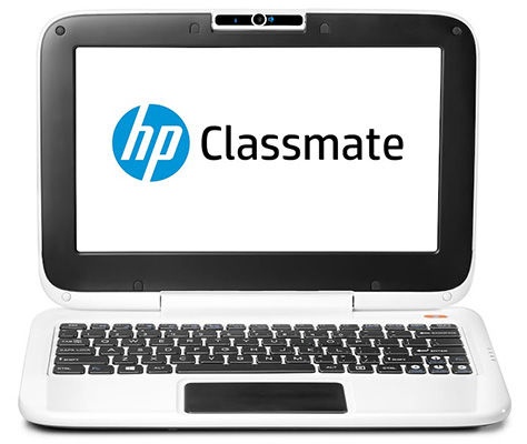 Netbook HP Classmate 10.1'', Intel Celeron Dual-Core, 4GB, 500GB, Windows 8.1 64-bit, Blanco