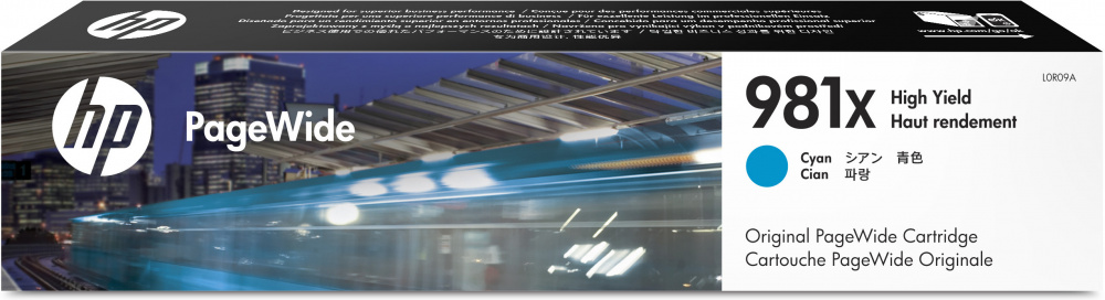 Cartucho HP 981X Alto Rendimiento Cian, 116ml