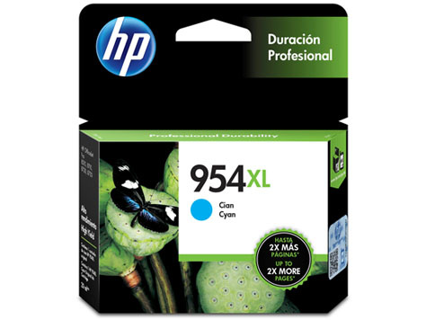 Cartucho HP 954XL Cian Original, 1600 Páginas