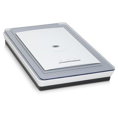 Scanner HP Scanjet G2710, 2400 x 4800 DPI, Escáner Color, Gris/Blanco