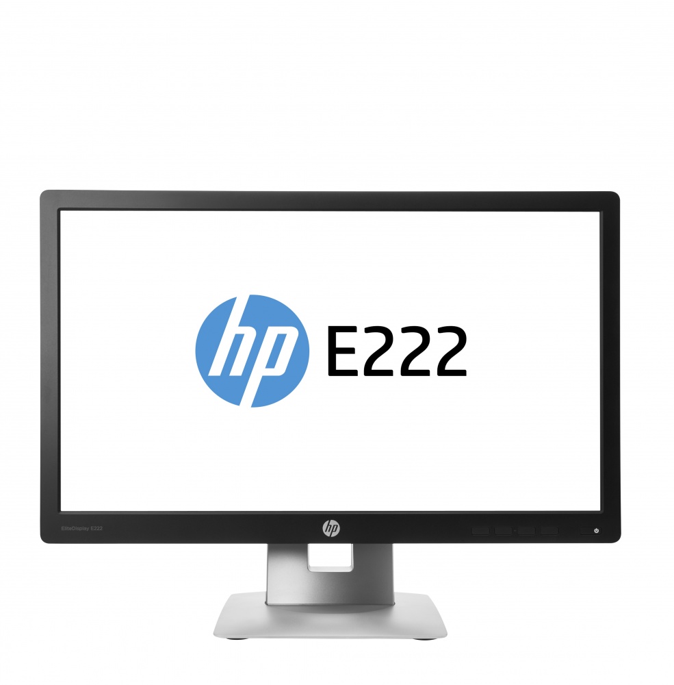 Monitor HP EliteDisplay E222 LED 21.5", Full HD, HDMI, Negro/Plata