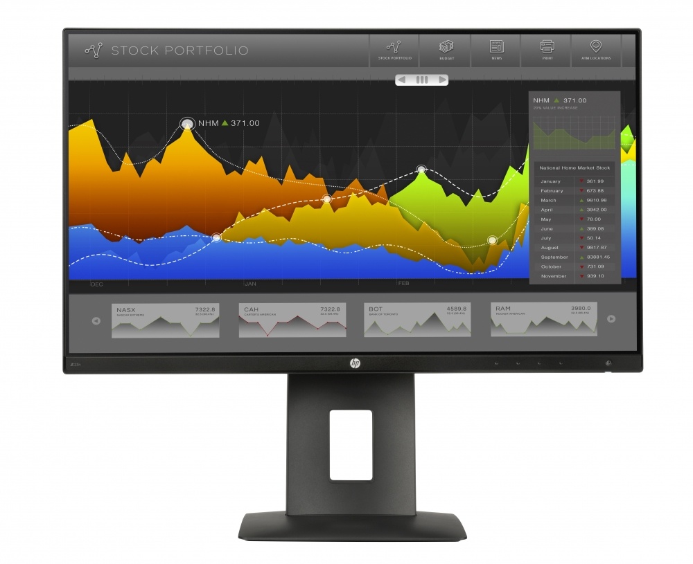 Monitor HP Z23n IPS LED 23'', HDMI, Negro