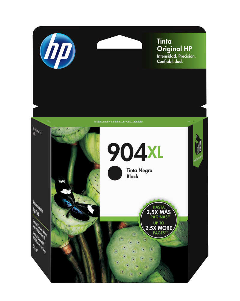 Cartucho HP 904XL Negro Original, 825 Páginas