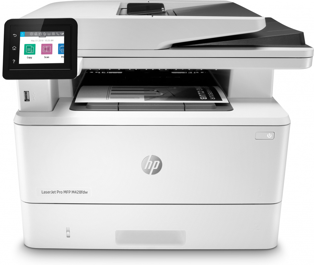 Multifuncional HP LaserJet Pro M428fdw, Blanco y Negro, Láser, Inalámbrico, Print/Scan/Copy/Fax