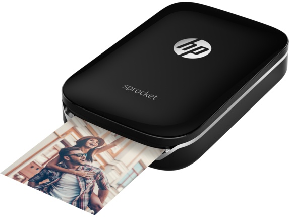 Impresora Fotografica HP Sprocket, Zero Ink, 313 x 400 DPI, Inalámbrico, Negro