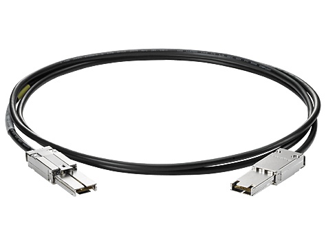 HPE Cable  External Mini SAS, 1 x 26-pin SFF-8088 Macho, 1 Metro, Negro