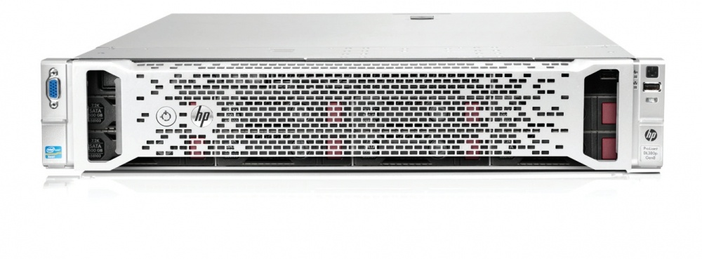 Servidor HPE ProLiant DL380p Gen8, Intel Xeon E5-2630 1.33GHz, 1P 16GB-RP420i SFF 460W PS, 2U