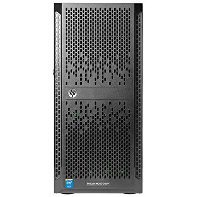 Servidor HPE ProLiant ML150 G9, Intel Xeon E5-2609v3 1.90GHz, 8GB B140i Hot Plug 4LFF SATA Base 550W PS Server, Tower 5U