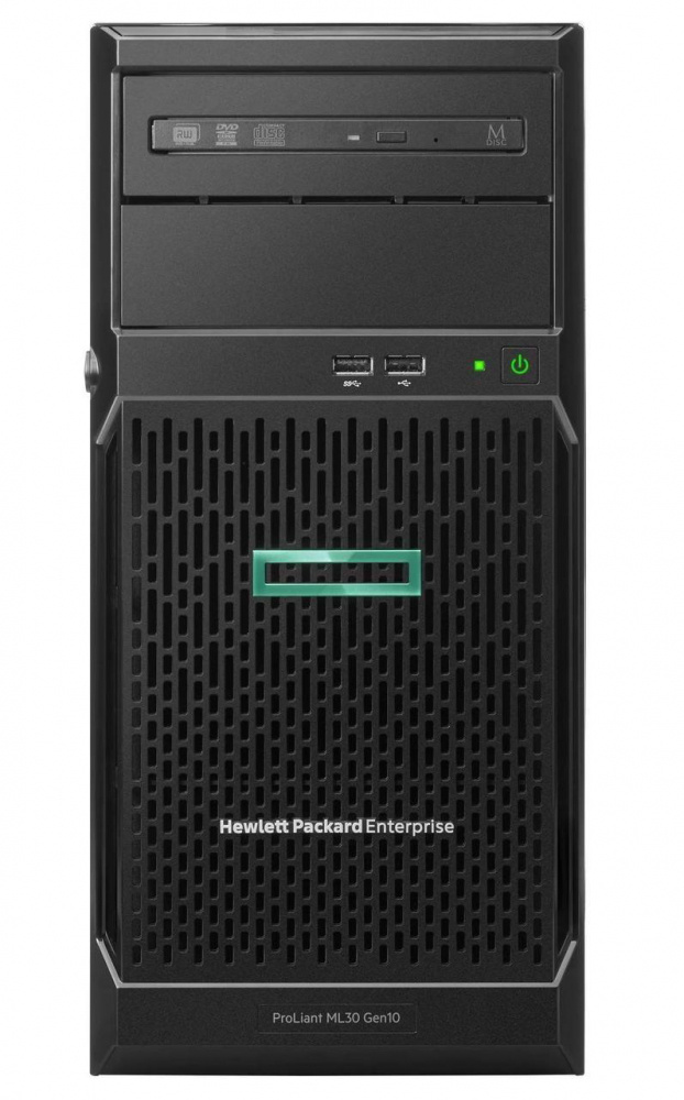 Servidor HPE ProLiant ML30 Gen10, Intel Xeon E-2224 3.40GHz, 16GB DDR4, 1TB, 3.5", SATA, Torre 4U , no Sistema Operativo Instalado ― incluye Windows Server 2019 Essentials